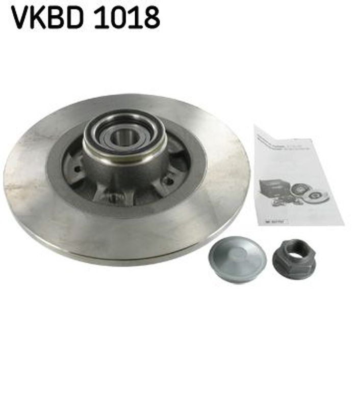 Bremsscheibe mit Lager hinten L/R passt zu: MERCEDES CITAN (MPV), CITAN MIXTO...