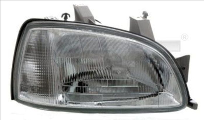 Scheinwerfer R (H4, elektrisch, ohne motor, einsatzfarbe: silber) passt zu: R...