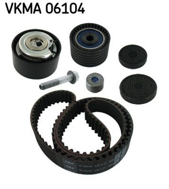 Ventilsteuerung Satz (Riemen + Rolle) passt zu: CHRYSLER VOYAGER IV; JEEP CHE...