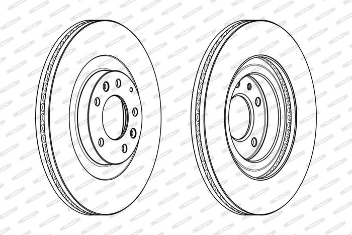 Bremsscheibe vorne L/R (320mmx28mm) passt zu: FORD USA EDGE; LINCOLN MKX; MAZ...