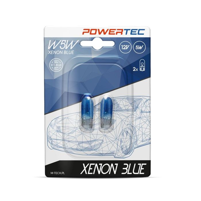 Glühbirne Halogen, 2Stück, W5W, Xenon Blue, 12V, max. 5W, lichtfarbe kaltweiß...