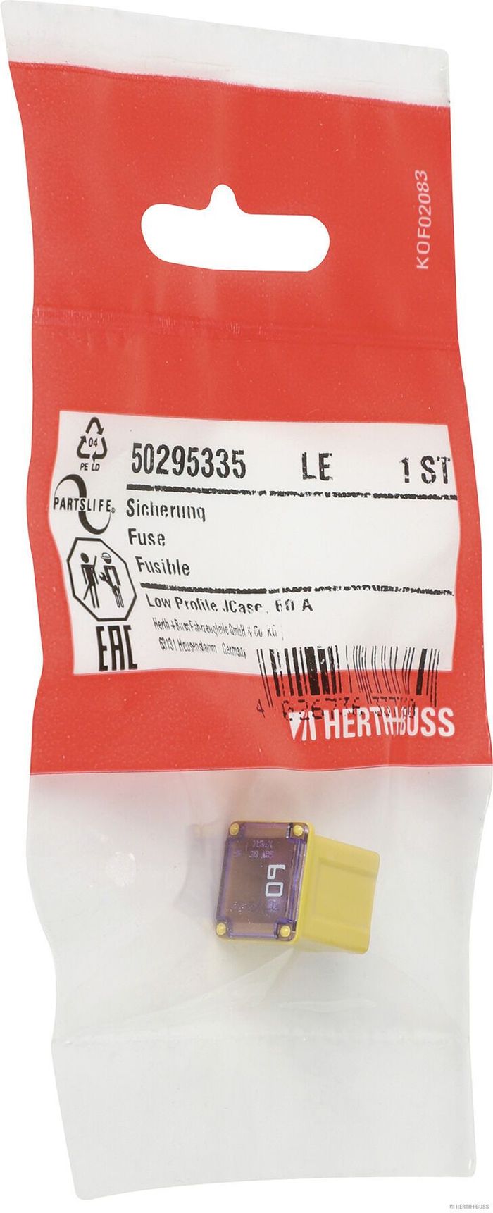 Sicherung (nennstrom: 60A, länge: 14,5mm) Block