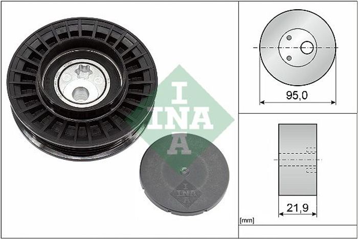 Spannrolle des Rippenbandes passt zu: BMW 3 (F30, F80), 3 (G20, G80, G28), 3...