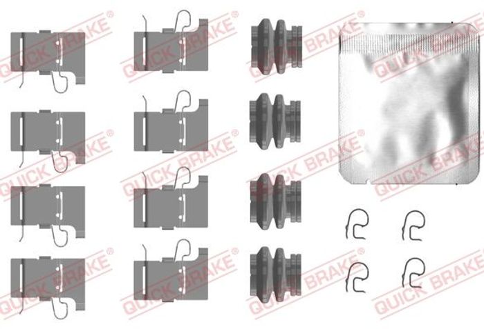 Montagesatz des Bremsklotzes hinten passt zu: LEXUS NX; TOYOTA C-HR, CAMRY, C...