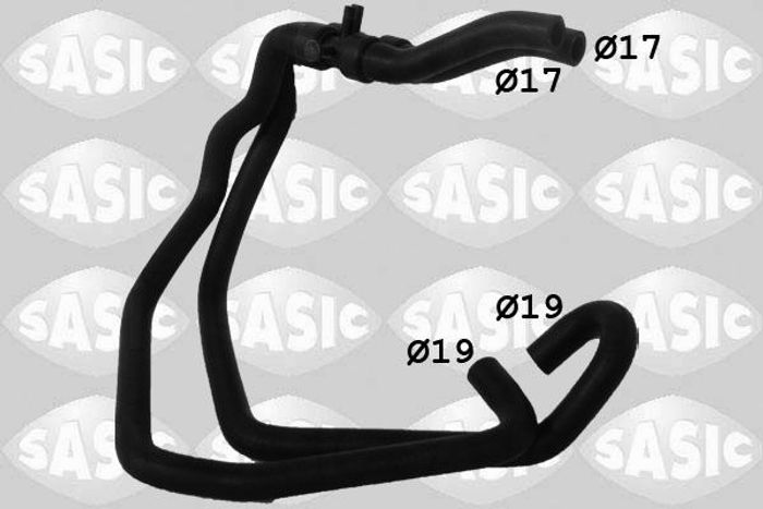 Heizgerätleitung (19mm) passt zu: OPEL MOVANO A; RENAULT MASTER II 2.2D/2.5D...