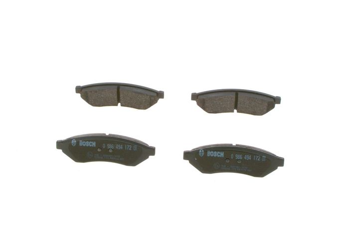 Bremsbelagsatz hinten , passt zu: CHEVROLET EPICA, EVANDA; DAEWOO EVANDA 2.0...