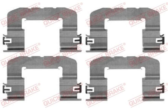 Montagesatz des Bremsklotzes vorne passt zu: CITROEN C3 III; HYUNDAI I30, VEL...