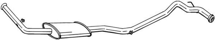 Mittelschalldämpfer