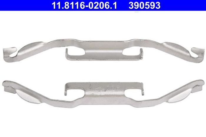 Montagesatz des Bremsklotzes vorne passt zu: VOLVO S60 II, S80 II, V60 I, V70...
