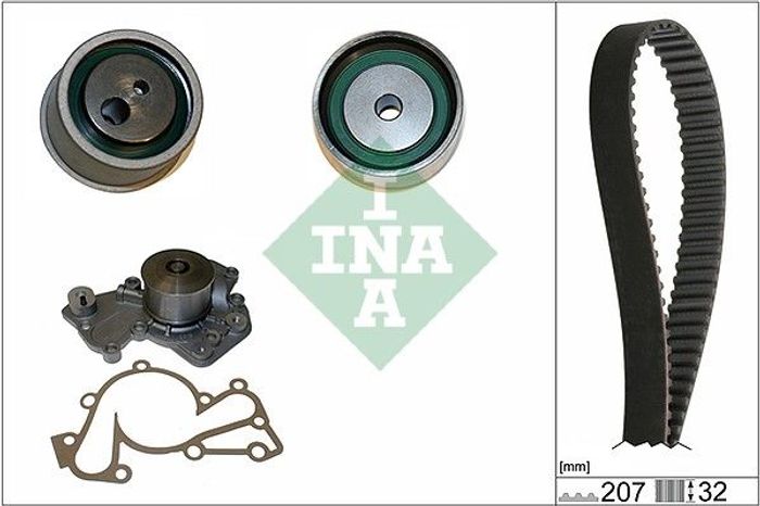Ventilsteuerung Satz (Riemen + Rolle + Flüssigkeitspumpe) passt zu: HYUNDAI C...