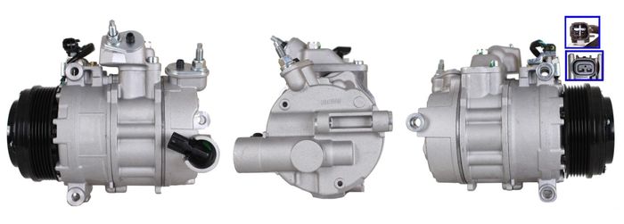 Klimakompressor (runderneuert) passt zu: FORD FOCUS III, KUGA II 1.5D 09.14-0...