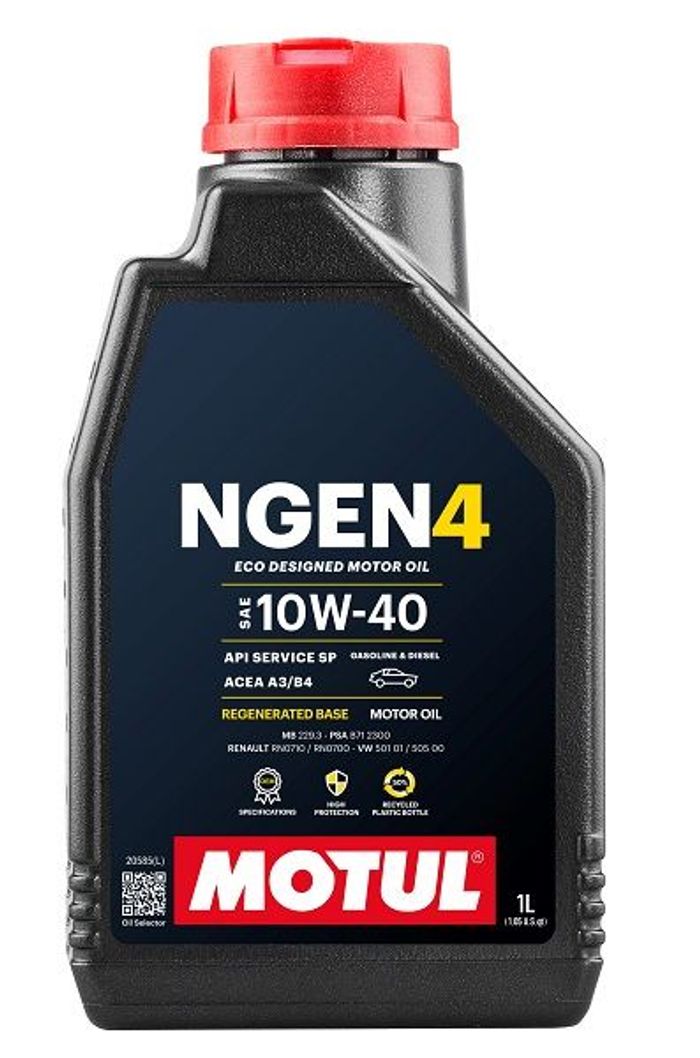 Motoröl NGEN 4 (1L) 10W40 ;API SP; ACEA A3; B4; MB 229.3; PSA B71 2300; RENAU...