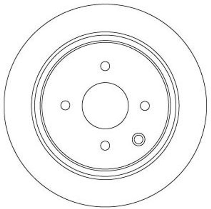 Bremsscheibe hinten L/R passt zu: NISSAN CUBE, TIIDA 1.5-1.8 01.03