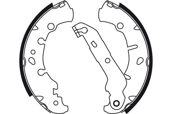 Bremsbacke passt zu: FORD FIESTA, FIESTA IV, FIESTA V, FUSION, KA, PUMA, STRE...