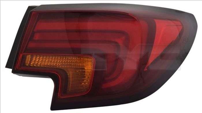 Lampe hinten L (äußerer Teil, LED, blinkerfarbe orange) passt zu: OPEL ASTRA...