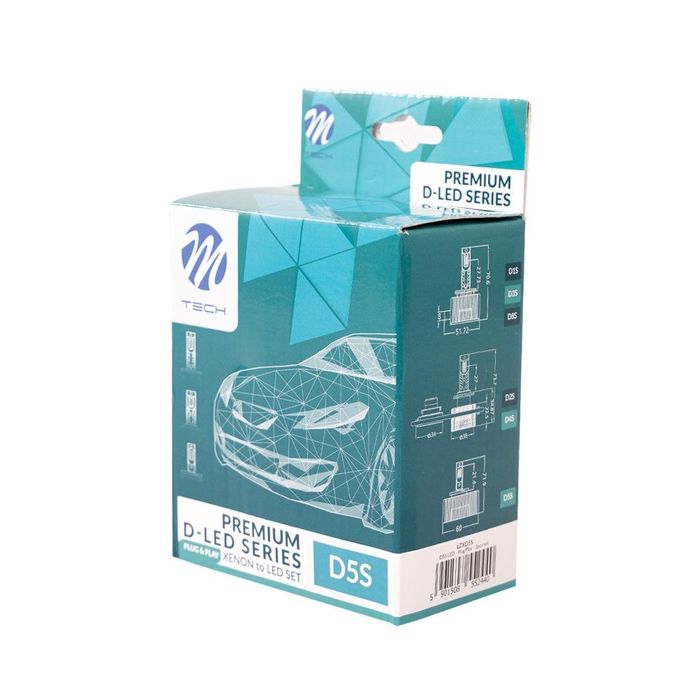 LED Glühbirne (Satz 2Stück) D5S 12/24V 35W, nicht für die Straße zugelassen,...
