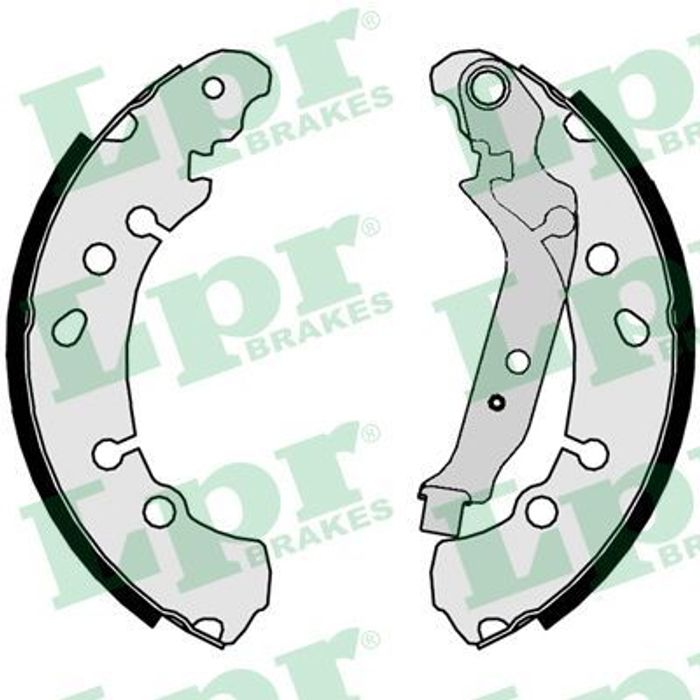 Bremsbacke passt zu: DAIHATSU CHARADE VIII; TOYOTA AYGO X, YARIS, YARIS / VIO...