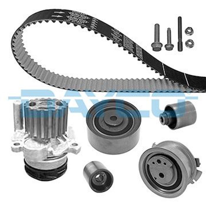 Ventilsteuerung Satz (Riemen + Rolle + Flüssigkeitspumpe) passt zu: AUDI A3,...