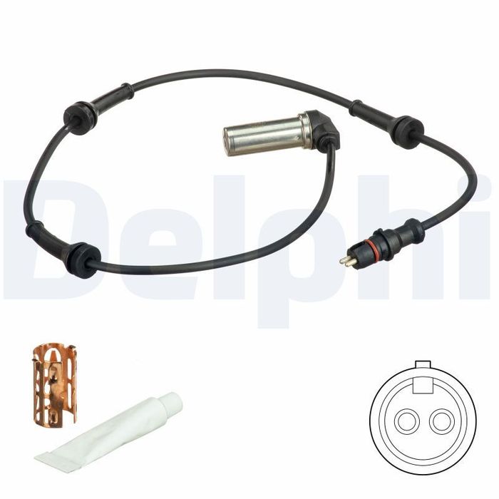 ABS-Sensor hinten L/R passt zu: LAND ROVER FREELANDER I 1.8/2.0D/2.5 02.98-10.06