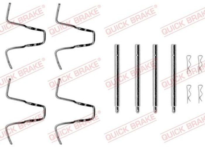 Montagesatz des Bremsklotzes vorne passt zu: MERCEDES 123 (W123) 2.0/2.0D/2.3...