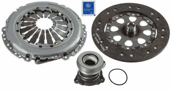 Satz der Kupplung mit Hydrauliklager (220mm) passt zu: OPEL COMBO, COMBO TOUR...