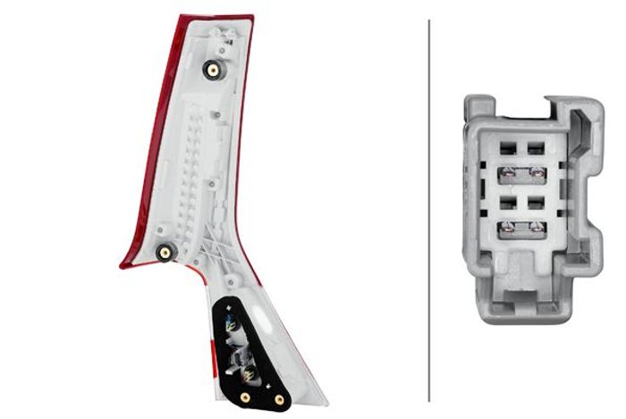 Lampe hinten R (Innenteil, LED) passt zu: VOLVO V70 III, XC70 II