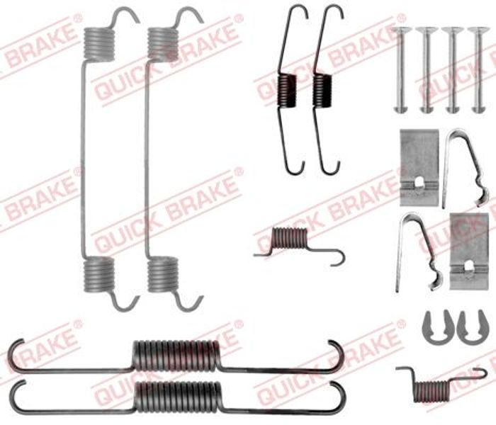 Montagesatz der Bremsbacken passt zu: SUBARU FORESTER; SUZUKI GRAND VITARA I...
