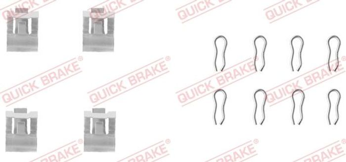 Montagesatz des Bremsklotzes vorne passt zu: ABARTH RITMO; ALFA ROMEO 33; FIA...