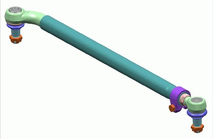 Spurstange (L-860mm) passt zu: BOVA FUTURA 07.94-09.08