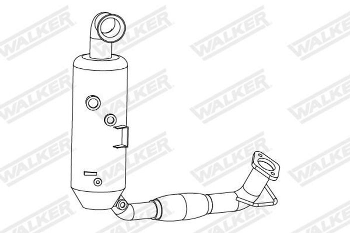Partikelfilter passt zu: FORD FIESTA VI 1.4D/1.6D 06.08-04.17