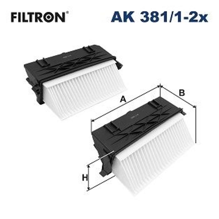 Luftfilter (Filterpatrone) passt zu: MERCEDES C (W204), C T-MODEL (S204), CLS...