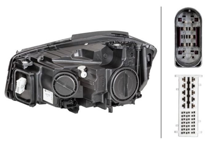 Scheinwerfer R (D1S/H7/LED, elektrisch, mit motor) passt zu: MERCEDES A-KLASA...