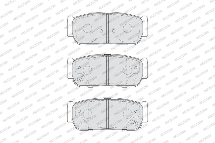 Bremsbelagsatz hinten , passt zu: KIA SORENTO I; SSANGYONG KYRON, REXTON / RE...