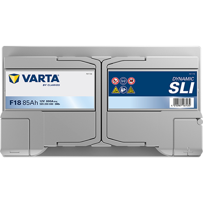 Batterie VARTA 12V 85Ah/800A (EN) Dynamic SLI (P+ standardpol) 315x175x175 B1...