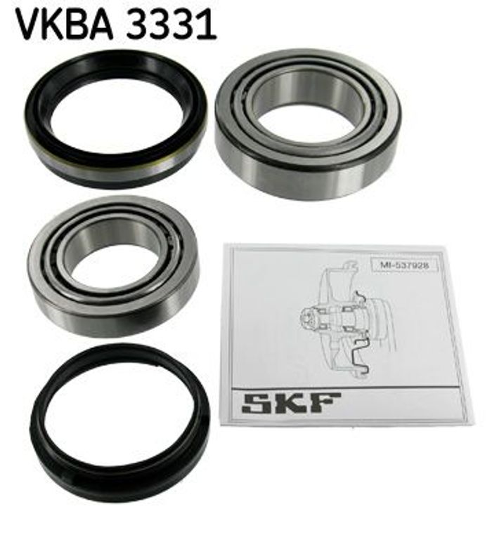 Radlagersatz vorne L/R (50x85x27) passt zu: NISSAN NAVARA, NP300, PATROL GR I...
