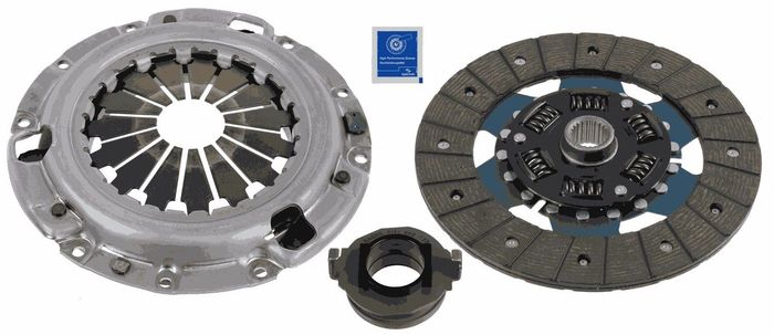 Satz der Kupplung mit Stützlager (225mm) passt zu: KIA SPORTAGE 2.0/2.0D 04.9...