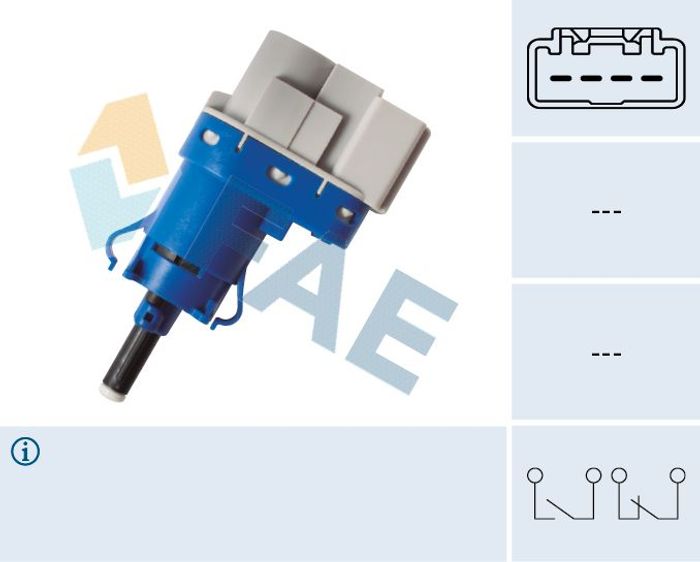 Lichtschalter Bremse passt zu: VOLVO C30, C70 II, S40 II, V50; FORD C-MAX II,...