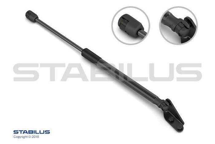 Gasfeder kofferraumdeckel R max. Länge: 381mm, hub:131mm passt zu: NISSAN LEA...