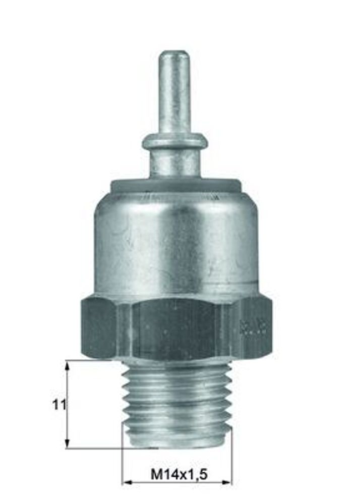 Thermoschalter des Kühlerlüfters (mit Dichtung) passt zu: MERCEDES 124 (C124)...