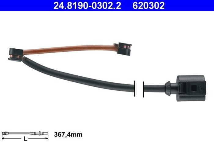 Bremsbelagverschleißsensor vorne passt zu: AUDI A3, TT; CUPRA ATECA, FORMENTO...