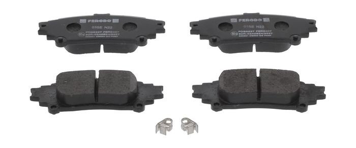 Bremsbelagsatz hinten , passt zu: LEXUS GS, IS III, RC, RX 2.0-3.5H 12.08