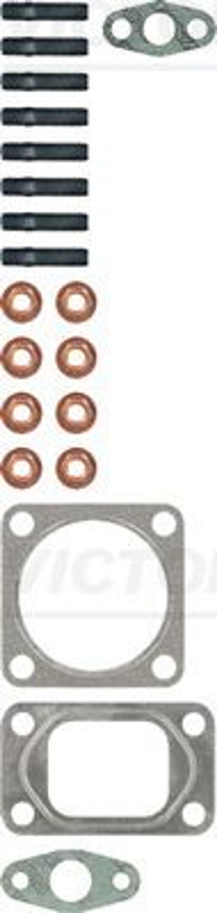 Montageset der Turbokompressors passt zu: MAN L2000, M 2000 L D0826LFL03-D083...