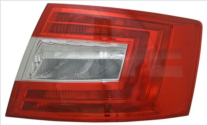 Lampe hinten R (äußerer Teil, blinkerfarbe weiß, glasfarbe rot) passt zu: SKO...