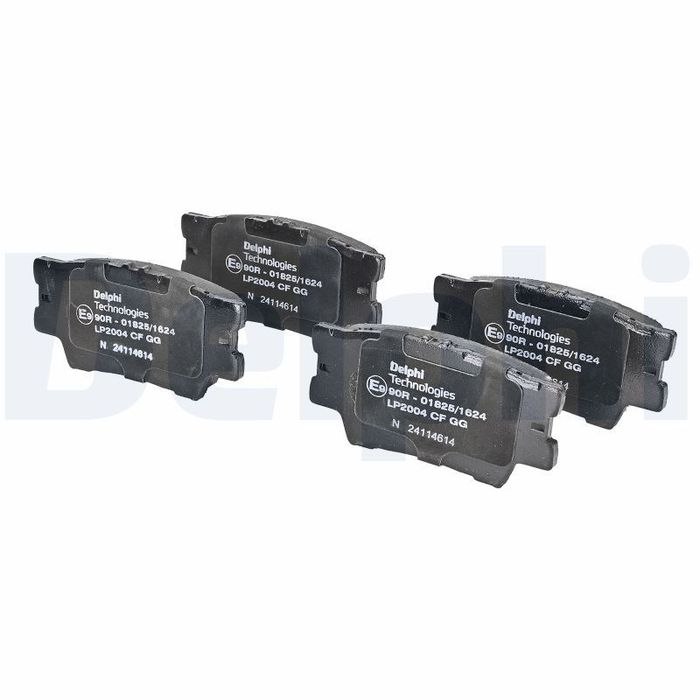 Bremsbelagsatz hinten , passt zu: VOLVO 340-360; LEXUS ES, HS; PONTIAC VIBE;...