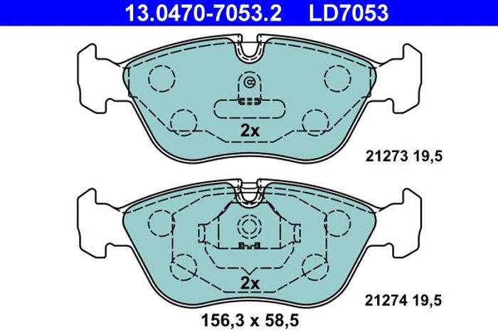 Bremsbelag Keramik vorne , passt zu: VOLVO 850, C70 I, S70, V70 I, XC70 I 2.0...