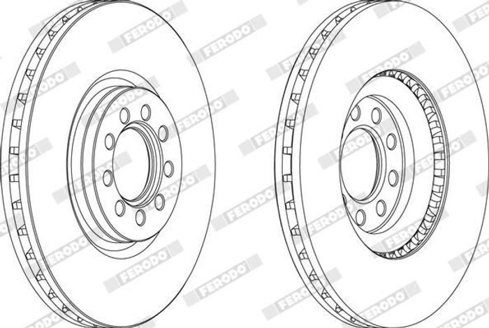 Bremsscheibe vorne L/R passt zu: IVECO DAILY III, DAILY IV, DAILY V, DAILY VI...