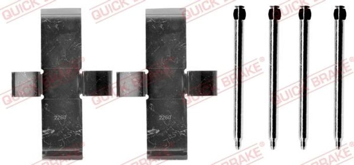 Montagesatz des Bremsklotzes vorne passt zu: VW LT 28-35 I, LT 40-55 I 2.4/2....