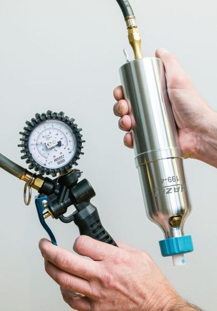 Druckspender 0,227 l, betriebsart: pneumatisch, 1Stück (Aluminium; gefüllt mi...