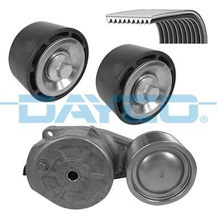 Satz der Rippenriemen (mit Spanner) länge 2220mm passt zu: SCANIA G I, P I, R...