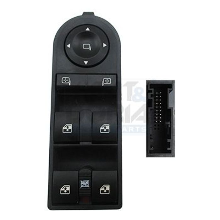 Fensterheberschalter vorne L passt zu: OPEL ASTRA H, ZAFIRA B 1.2-2.2 01.04-0...